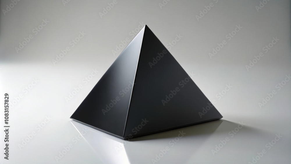Fototapeta premium Black triangles extruded surface render, triangles, extruded, surface,render, abstract, pattern, geometric, shapes, background