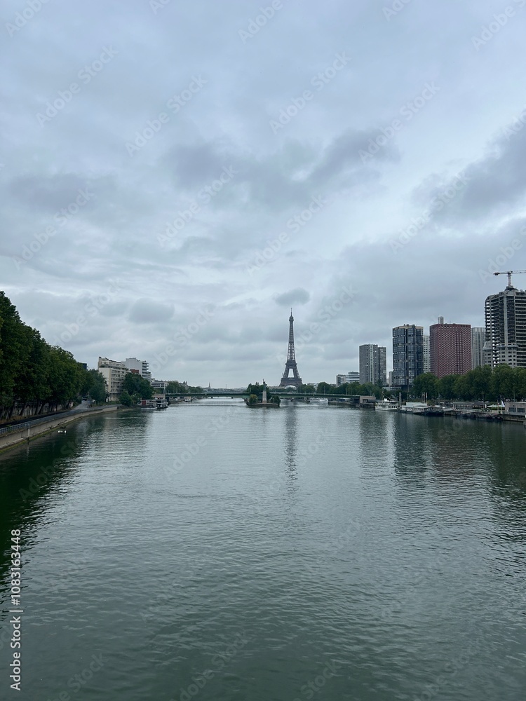 Obraz premium paris view form the distance