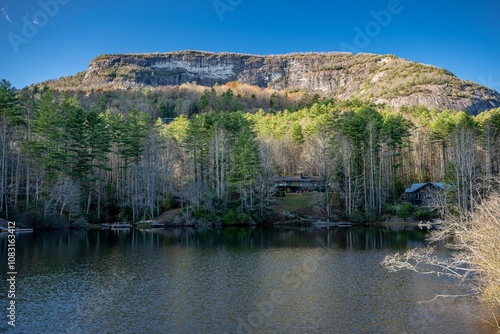 whiteside mountain, western north carolina photo