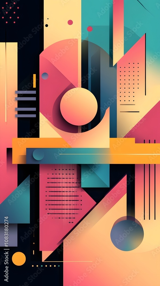 Obraz premium Abstract Geometric Shapes