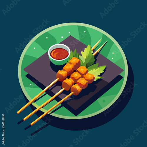 thailand food, satay