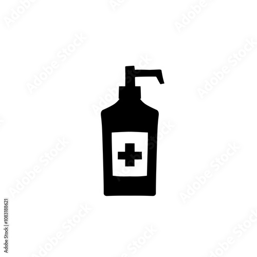 antiseptic bottle icon
