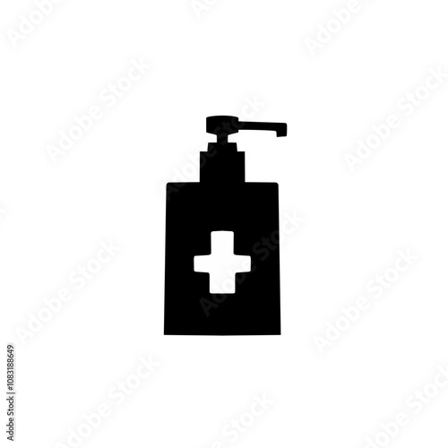 antiseptic bottle icon