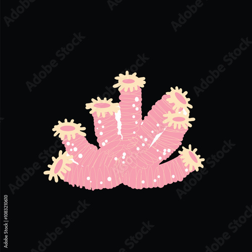 Coral Reefs Cute Illustration
