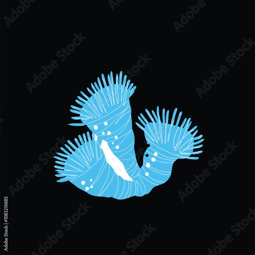 Coral Reefs Cute Illustration