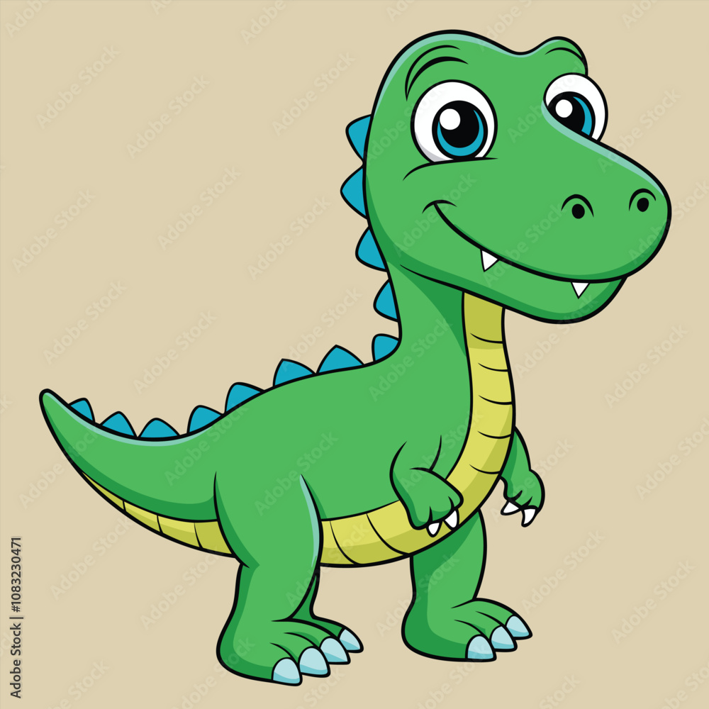 Fototapeta premium dinosaur vector illustration