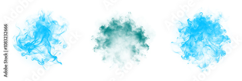 Realistic Abstract Smoke Effect Overlay - High-Resolution PNG for Creative Projects
