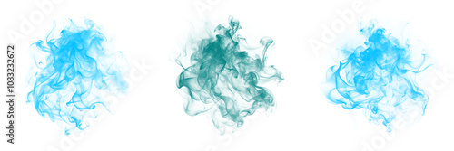 Realistic Abstract Smoke Effect Overlay - High-Resolution PNG for Creative Projects