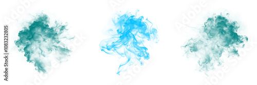 Realistic Abstract Smoke Effect Overlay - High-Resolution PNG for Creative Projects