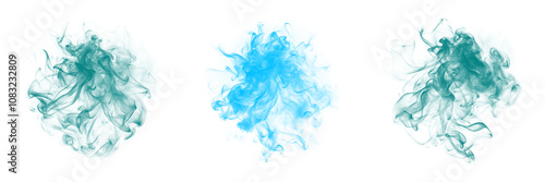 Realistic Abstract Smoke Effect Overlay - High-Resolution PNG for Creative Projects