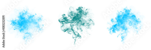 Realistic Abstract Smoke Effect Overlay - High-Resolution PNG for Creative Projects