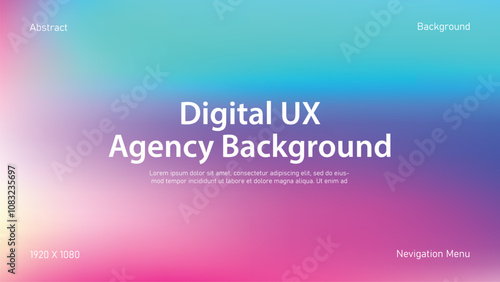 Simplified UI Gradient Mesh Background Template photo