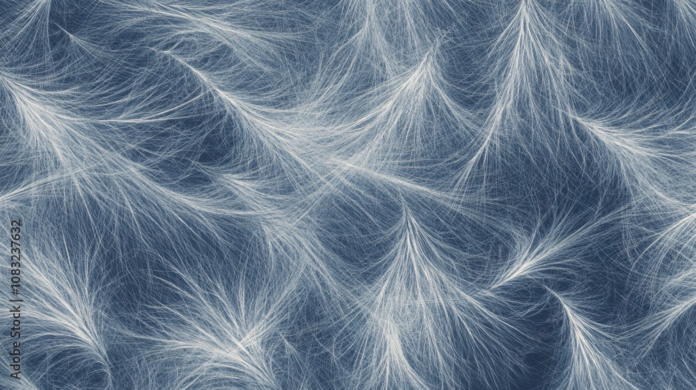 Obraz premium Pattern of thin, wispy feathers