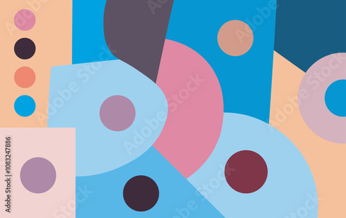 colorful abstract art for wall decoration
