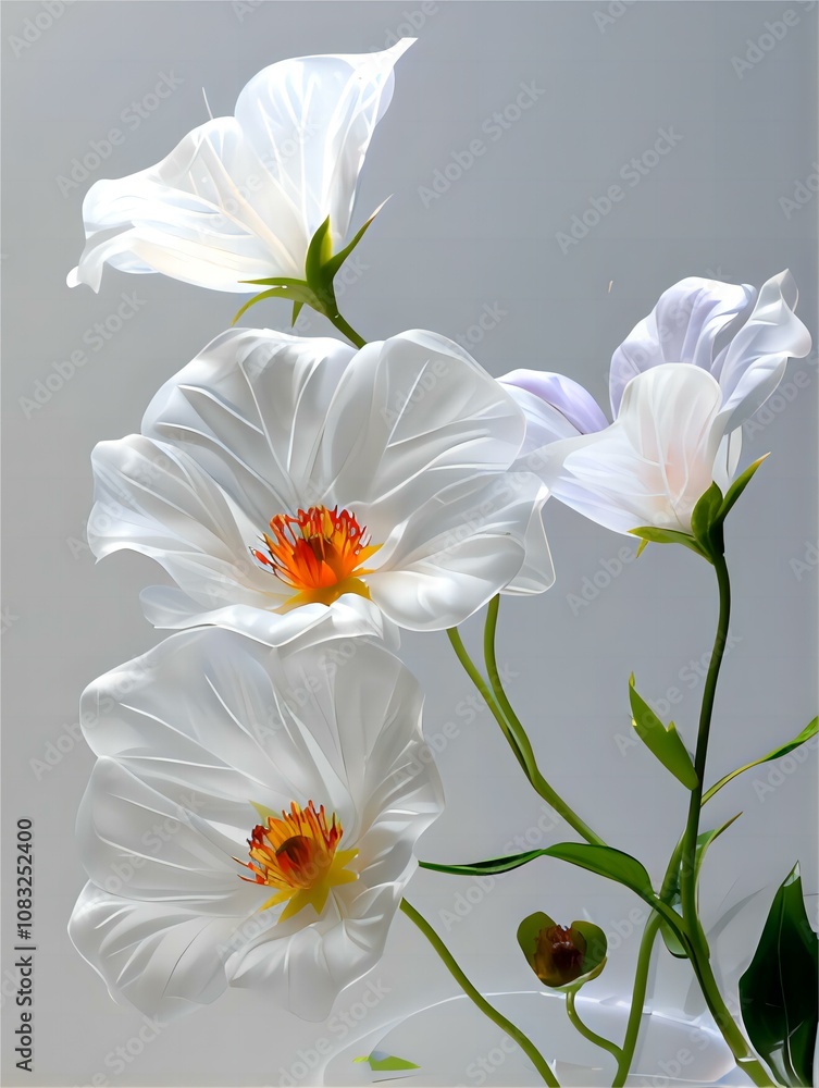 Obraz premium white flowers
