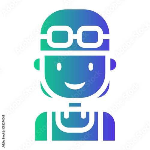 swimmer Gradient icon