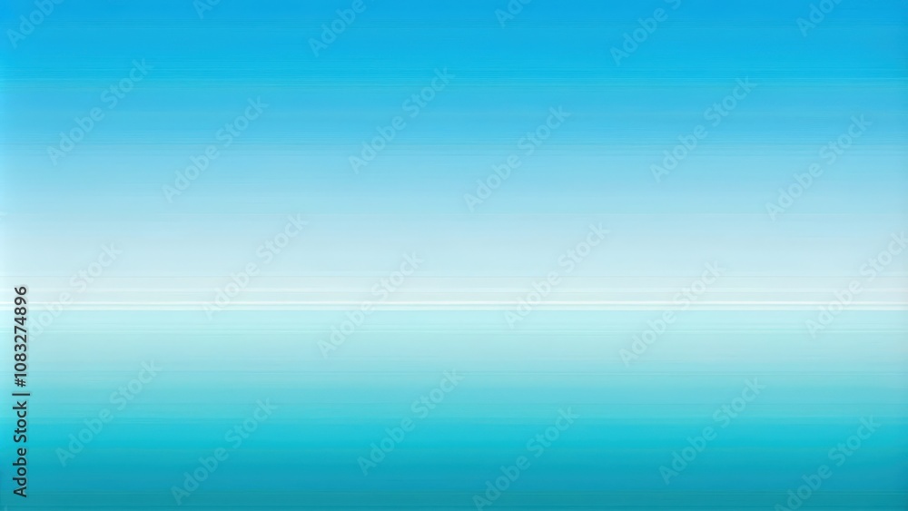 Obraz premium Abstract Blue and White Gradient Background with Horizontal Stripes