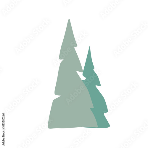 Christmas elements set icon