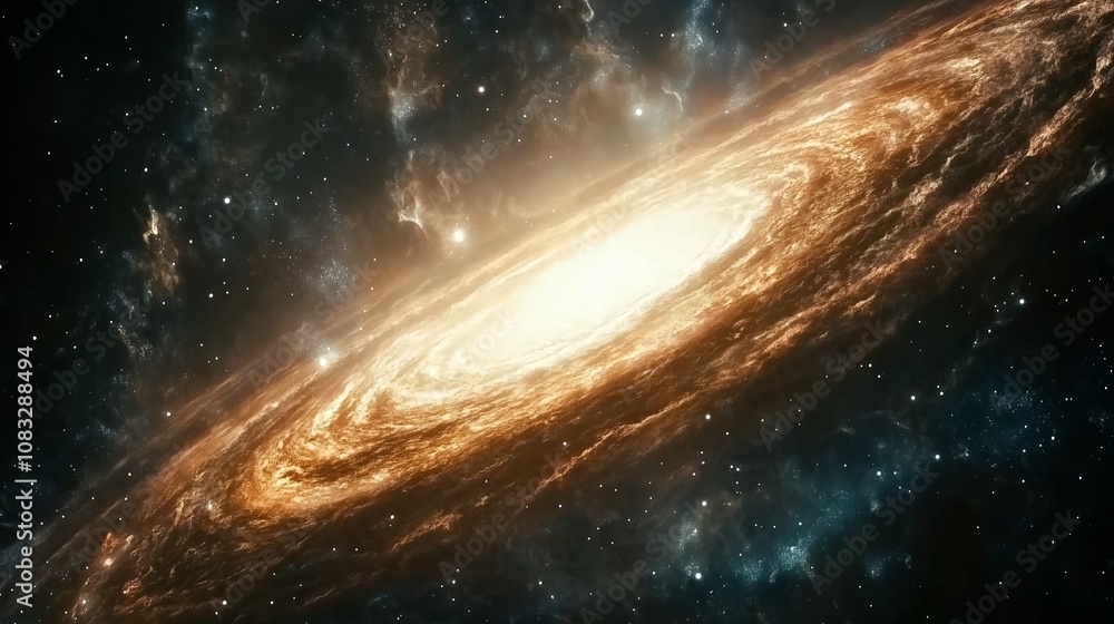 Obraz premium 宇宙と銀河系