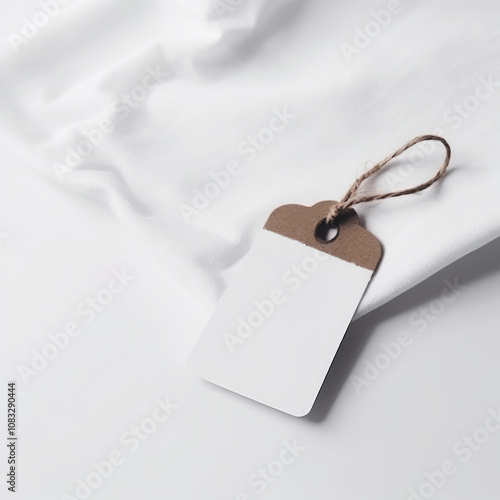 Hangtag mockups, Hanging label tag mockup, favor tag mockup, wedding favor tag mockup, swing tag mockup - A versatile template for showcasing your branding and design ideas in various industries