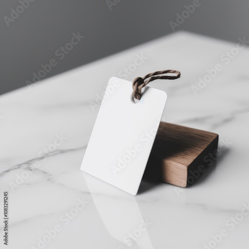 Hangtag mockups, Hanging label tag mockup, favor tag mockup, wedding favor tag mockup, swing tag mockup - A versatile template for showcasing your branding and design ideas in various industries