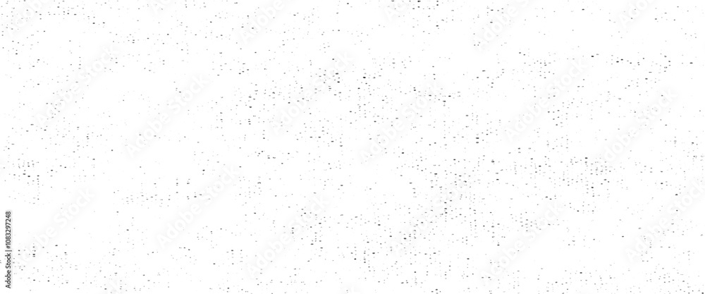 Naklejka premium subtle black grunge speckle on white distress overlay texture subtle grain texture overlay.