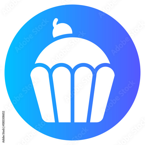 muffin gradient icon