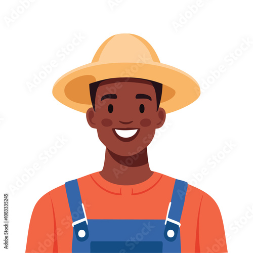 Portrait of a smiling farmer