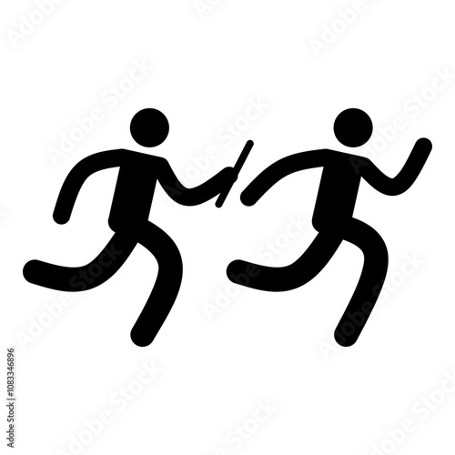 Relay race icon