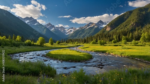 ValleyBackgrounds, ScenicValleyVisuals, MountainValleyDesigns, NatureLandscapeGraphics
 photo