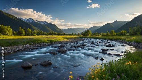 ValleyBackgrounds, ScenicValleyVisuals, MountainValleyDesigns, NatureLandscapeGraphics
 photo