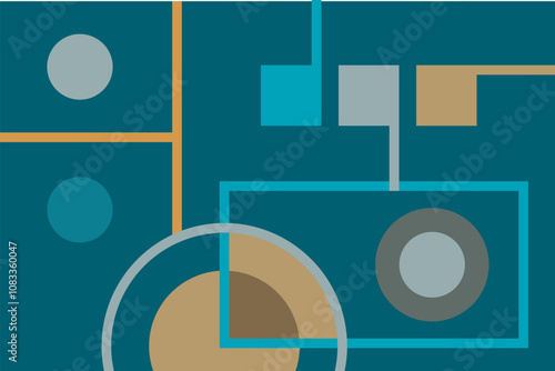 abstract art for wall decoration
