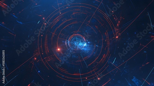 abstract background with circles