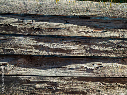  Sun Bleached Rough Wooden Planks photo