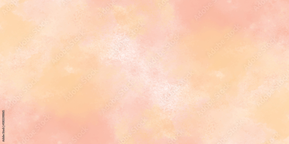 Fototapeta premium Light pink and beige watercolor with subtle pastel tones background, watercolor picture painting illustration background, Splash acrylic colorful background.
