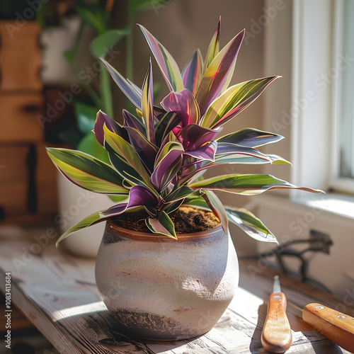 Indoor Gardening: Comprehensive Care for a Thriving Oyster Plant photo