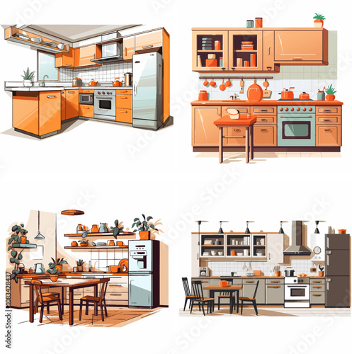 Interior kitchen kitchen design modern kitchen kitchen layout home cooking kitchen decor cou