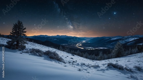 SnowyMountainValleyBackgrounds, WinterLandscapeVisuals, SnowCoveredNatureScenes, FrozenValleyDesigns
 photo