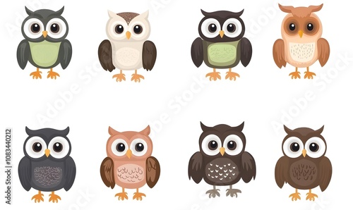 Wallpaper Mural Owl, generation AI Torontodigital.ca