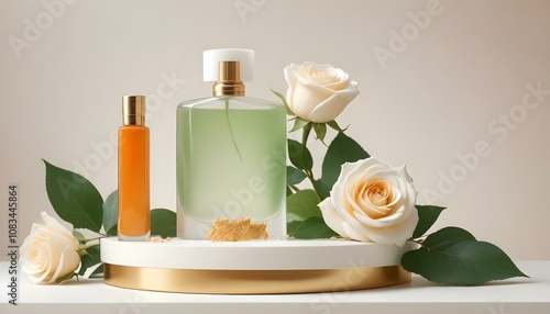 Obraz na płótnie rose and perfume w salonie
