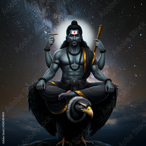 Lord Shani, the god of just...