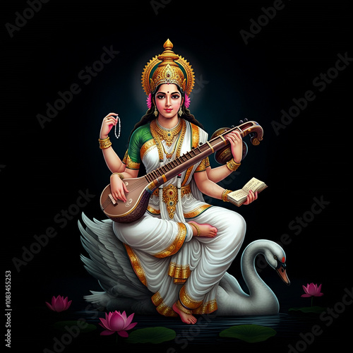 A serene image of Goddess S...
