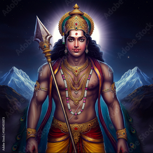 Lord Kartikeya, the god of ...
