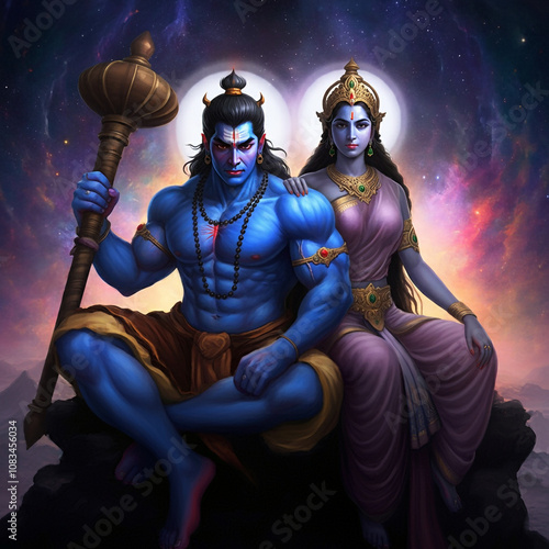 A divine portrayal of Lord ...