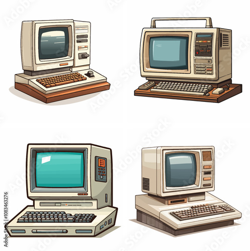 old computer vintage computer retro computer classic computer antique computer computer hist