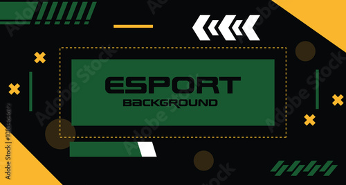 abstract esport background for championships or team.  dark themed vector esport presentation or ads.