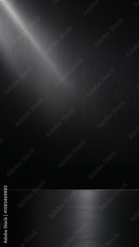 Fototapeta premium Refined and Luxurious: Discover the Depth of an HD Black Background