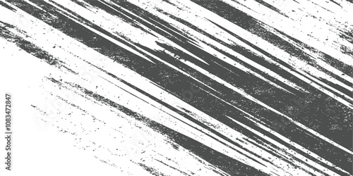 Abstract grunge stripes and dust texture on isolated background. Vector illustrator.