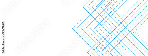 White minimal blue line design. Baseness technology concept Design. Future graphic geometric design. Geometry texture futuristic decoration. Minimal lines futuristic tech background
