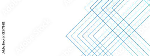 White minimal blue line design. Baseness technology concept Design. Future graphic geometric design. Geometry texture futuristic decoration. Minimal lines futuristic tech background